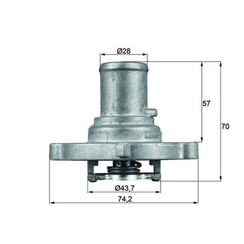 Mahle thermostat für fiat - thermostat,