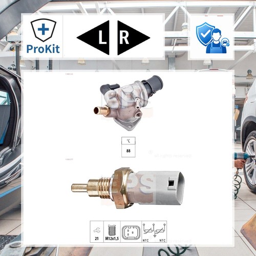 Eps thermostat kühlmittel - 2x,