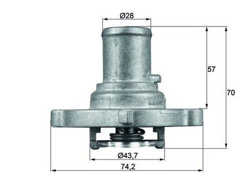 Mahle thermostat kühlmittel - thermostat,,