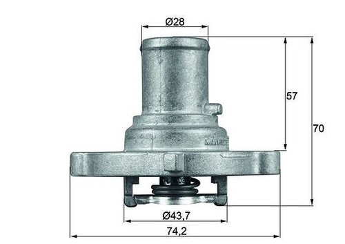 Mahle thermostat kühlmittel - mahle,